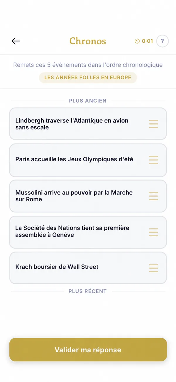 Chronos : 5 événements des années folles à remettre dans l'ordre chronologique